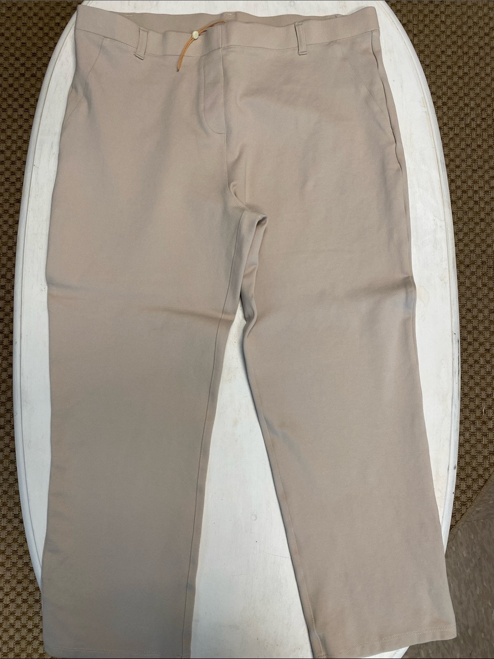 Women’s Straight -Leg Performance Pants in Light Taupe